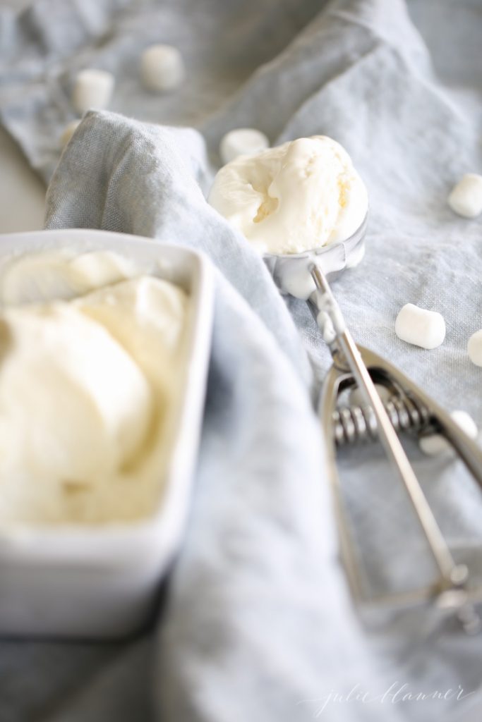 Homemade Marshmallow Ice Cream Recipe Julie Blanner