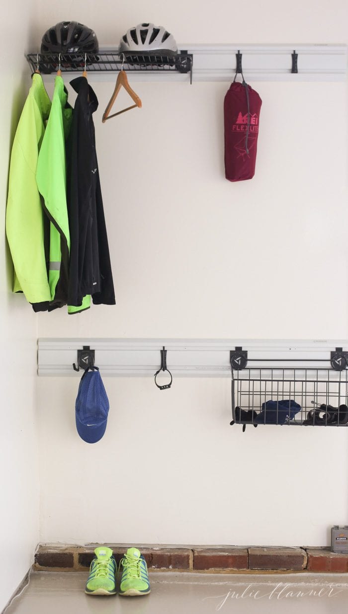 Using the garage as a mudroom