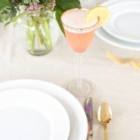 Strawberry Lemon Mimosa Recipe | Celebrating Mother's Day