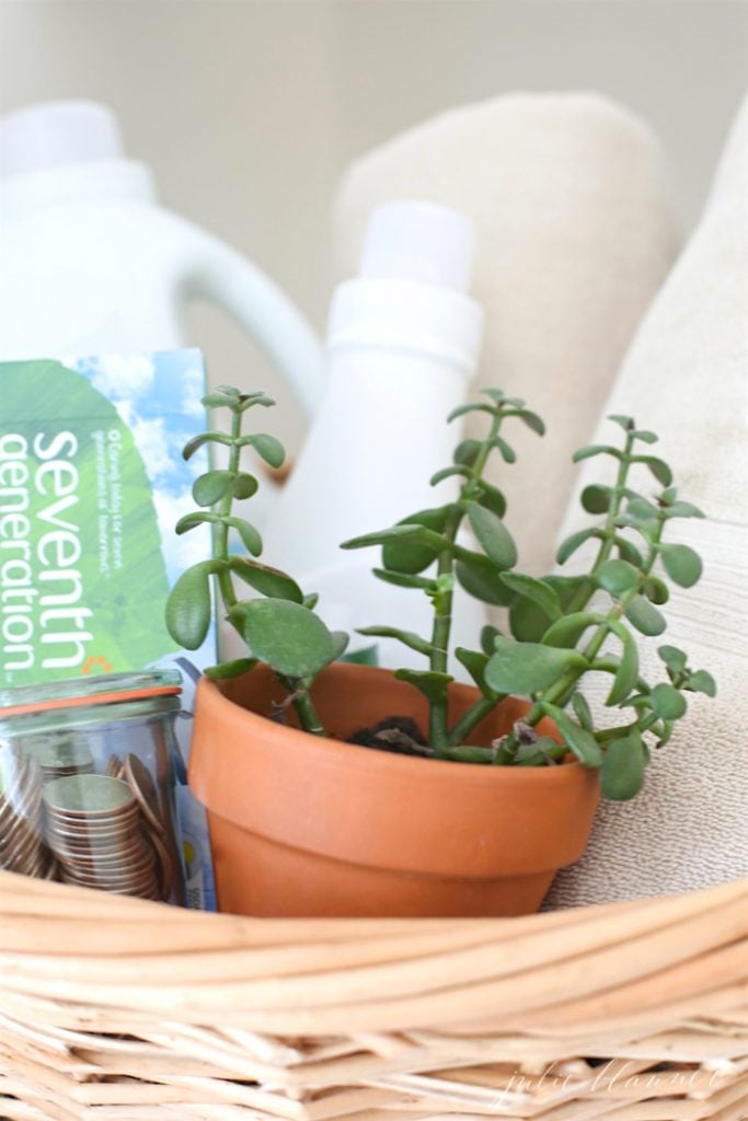 Laundry Basket Graduation and Housewarming Gift