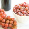 Sugared Frozen Grapes Marinated In Wine Refreshing And Light Snack