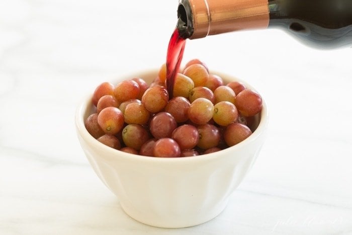 Use frozen grapes to keep wine chilled instead of ice so it doesn't get  watered down. Plus, they are delicious to eat right out of the glass! :  r/lifehacks