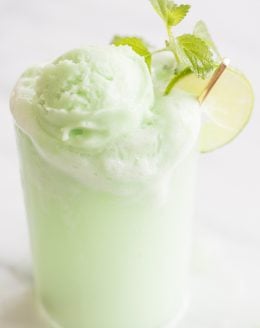Cool off this summer with a boozy drink - mojito float