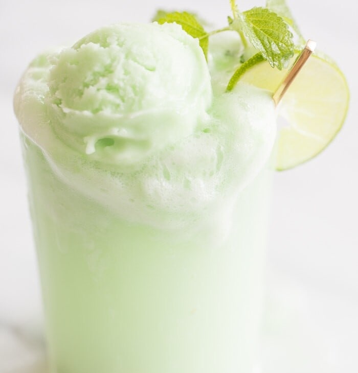 Cool off this summer with a boozy drink - mojito float