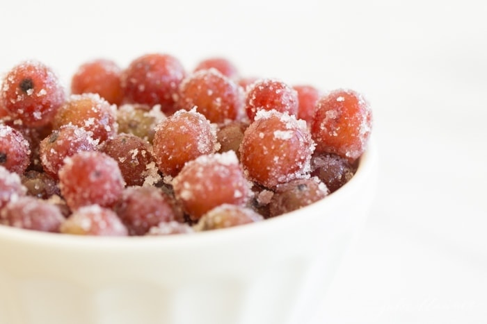 frozen grapes marinated in wine - the best way to cool off this summer