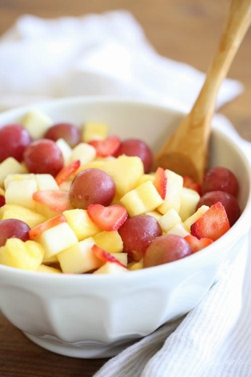 Simple Fruit Salad with a Refreshing Fruit Salad Dressing Julie Blanner