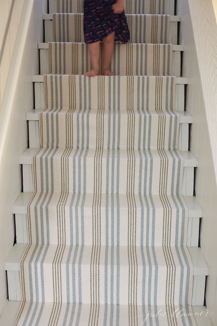 Diy Staircase Makeover Painted Stair, Indoor Outdoor Carpet Runners For Stairs