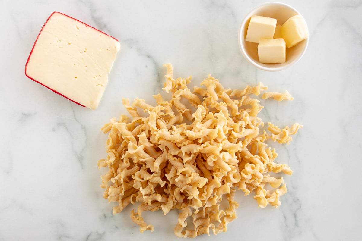 ingredients to make fontina pasta