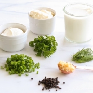 easy homemade light ranch dressing recipe