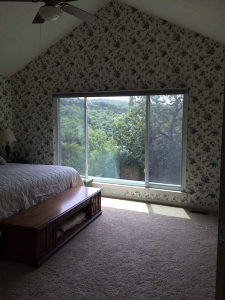 How to Decorate a Room with Dated Wallpaper Julie Blanner