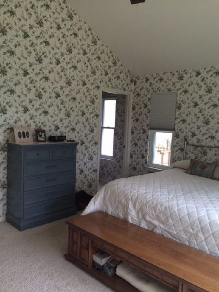 How to Decorate a Room with Dated  Wallpaper  No Removal  
