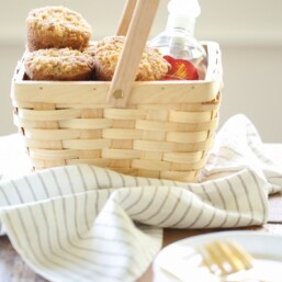 Apple Cobbler Muffins housewarming or hostess gift idea