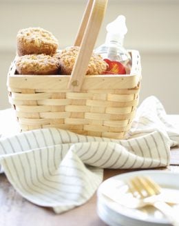 Apple Cobbler Muffins housewarming or hostess gift idea