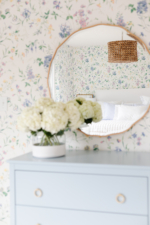 How to Decorate a Room with Dated Wallpaper | Julie Blanner