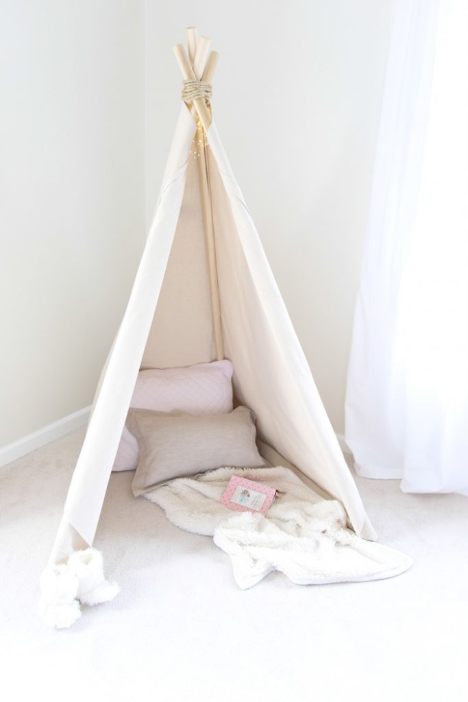 Hedendaags How to Make a Teepee Tent an Easy No Sew Project in less than an hour! BY-97