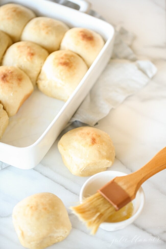 The BEST 30 Minute Dinner Roll Recipe Julie Blanner