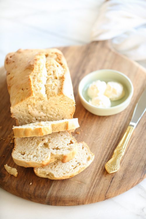 5 Minute Foolproof Honey Beer Bread Julie Blanner