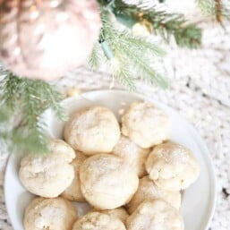 White Christmas Cookie Recipe | deliciously easy white chocolate sugar cookie recipe