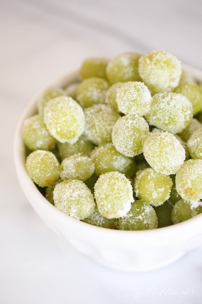 skinny dessert recipe | sugar champagne grapes