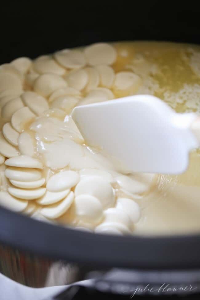 White Chocolate Fudge in a Slow Cooker Julie Blanner