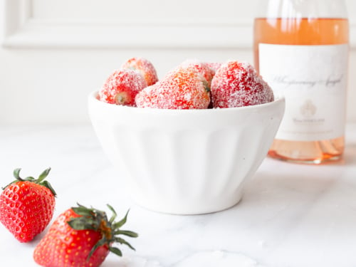 Macerated Strawberries - Easy Sugared Strawberries Recipe