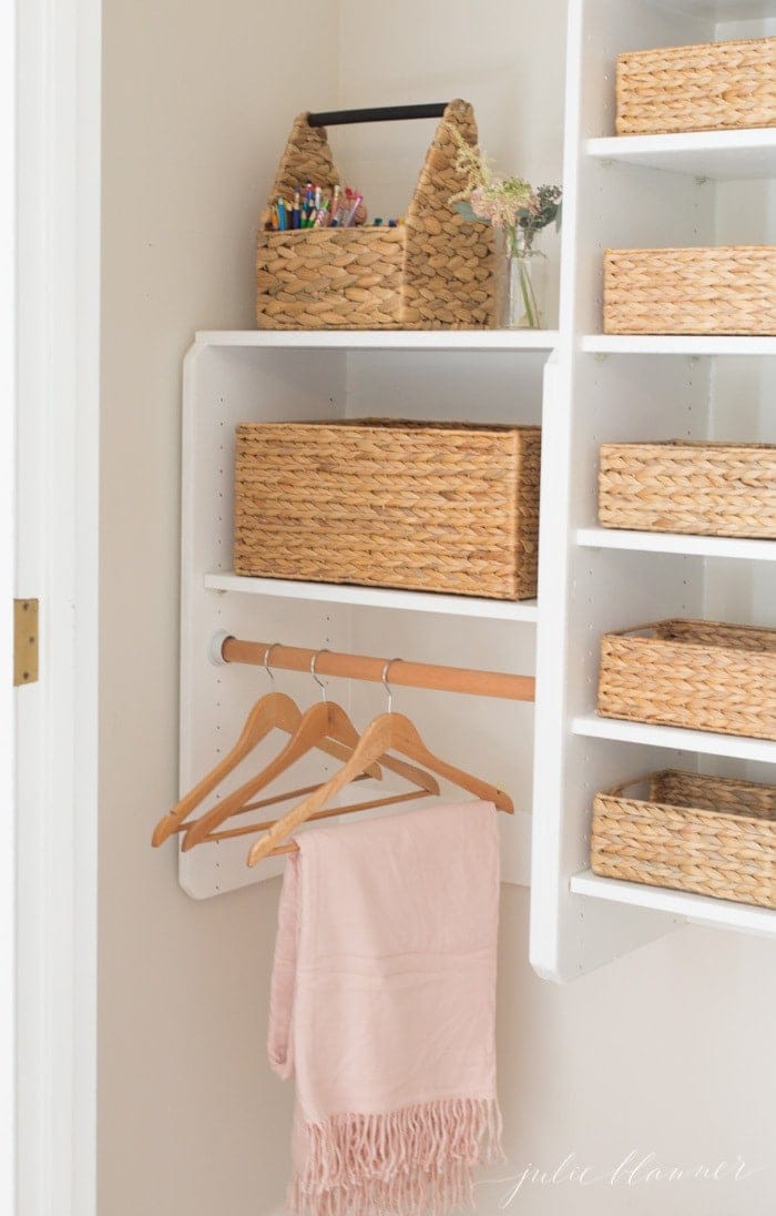a kids closet that grows with them