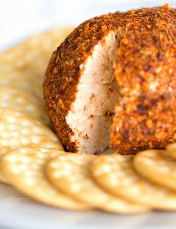 the best cheese ball recipe - easy 3 ingredient santa fe cheese ball
