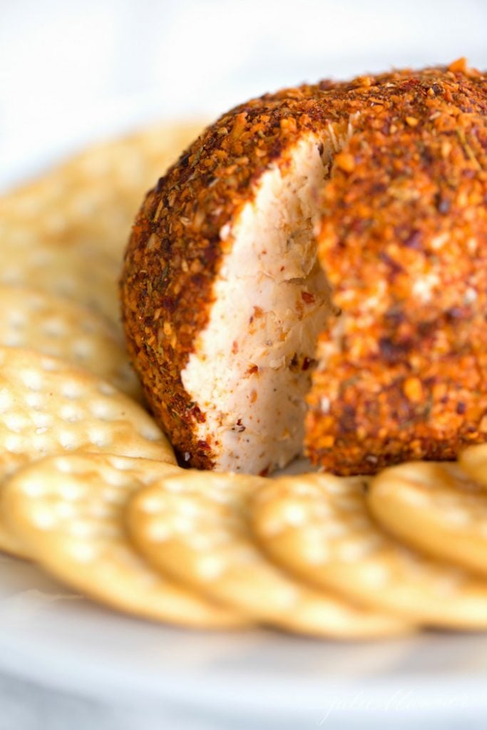 the best cheese ball recipe - easy 3 ingredient santa fe cheese ball