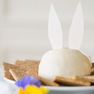 bunny carrot cake cheese ball recipe - cute Easter dessert idea