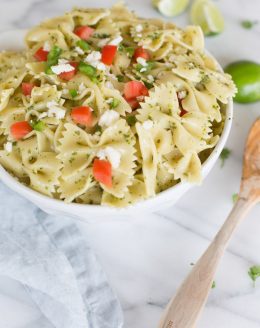 easy fiesta pasta salad recipe | Mexican pasta salad