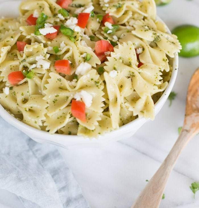 easy fiesta pasta salad recipe | Mexican pasta salad