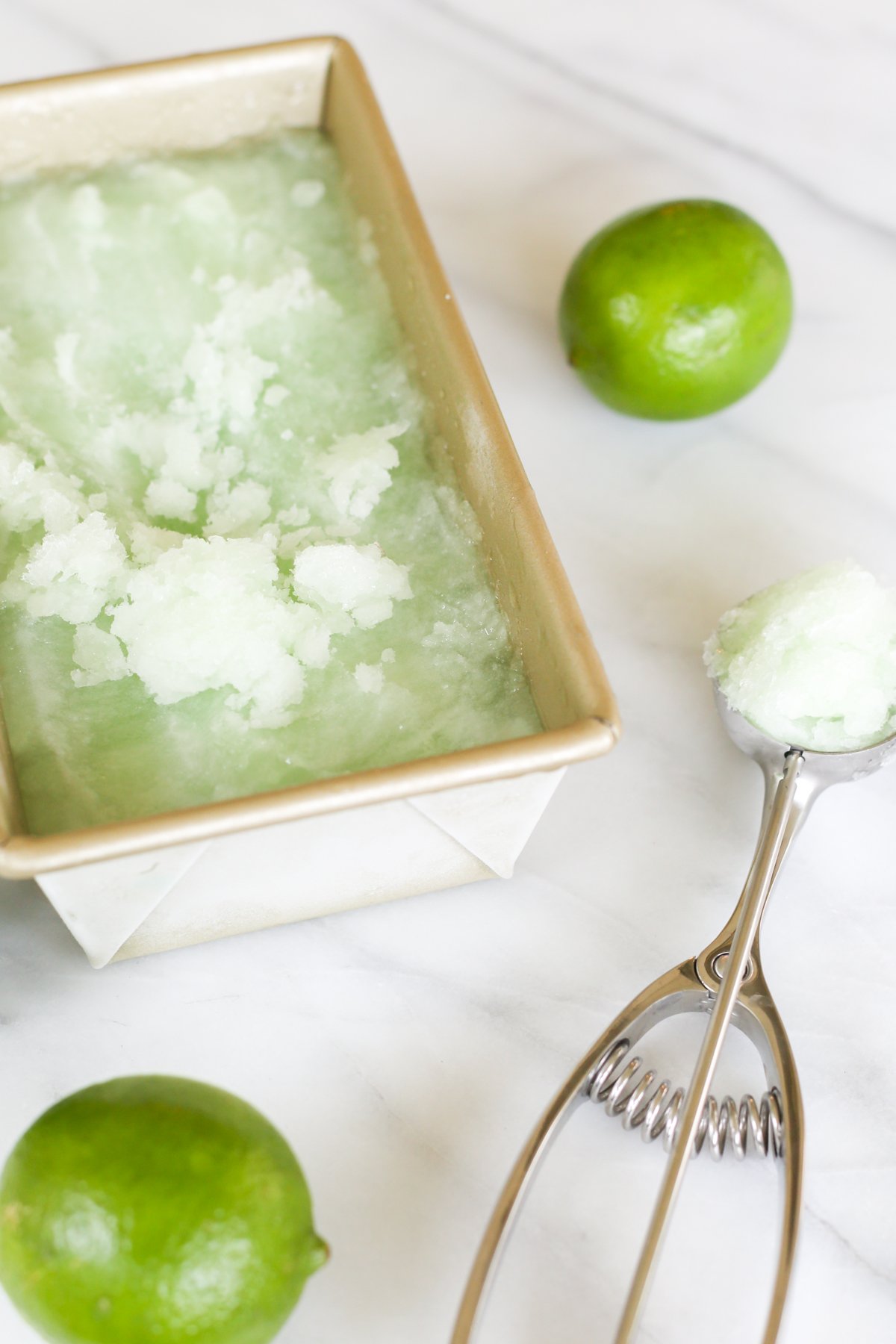 3 Ingredient Lime Sorbet Julie Blanner