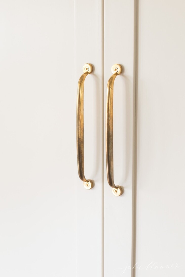Unlacquered Brass Hardware Hinges, Pulls, Knobs and Latches