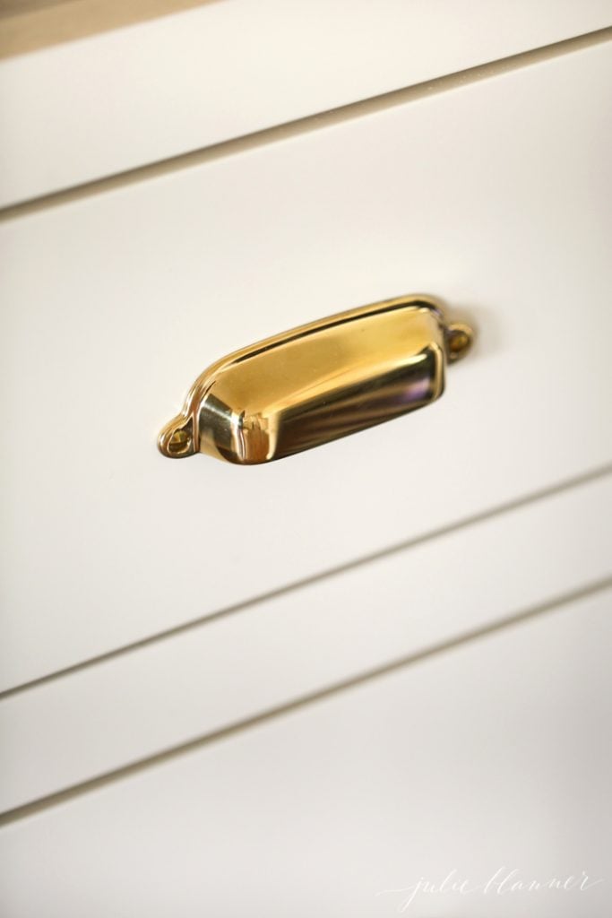 unlacquered brass cabinet hardware - hinges, knobs and pulls