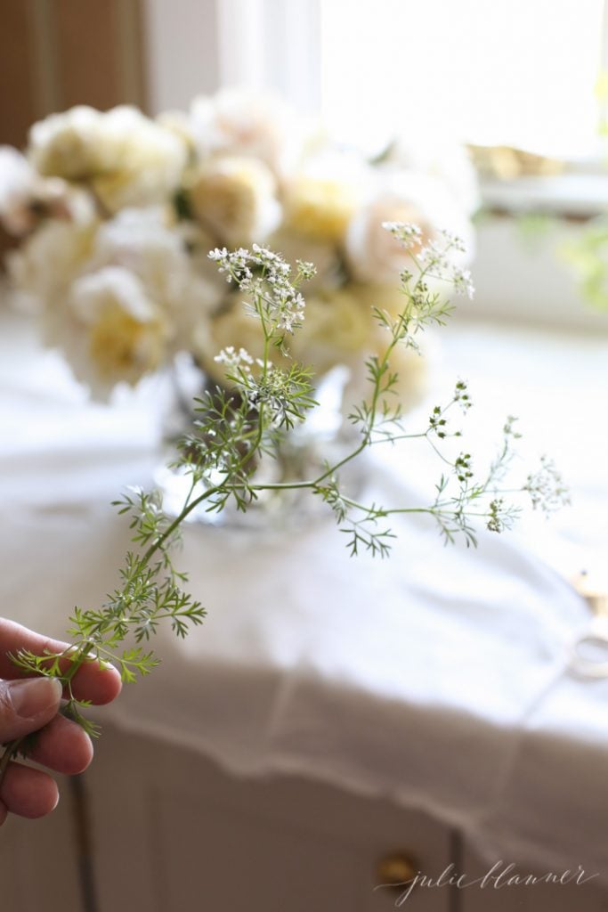 how to create a simple centerpiece for wedding, shower, and more!