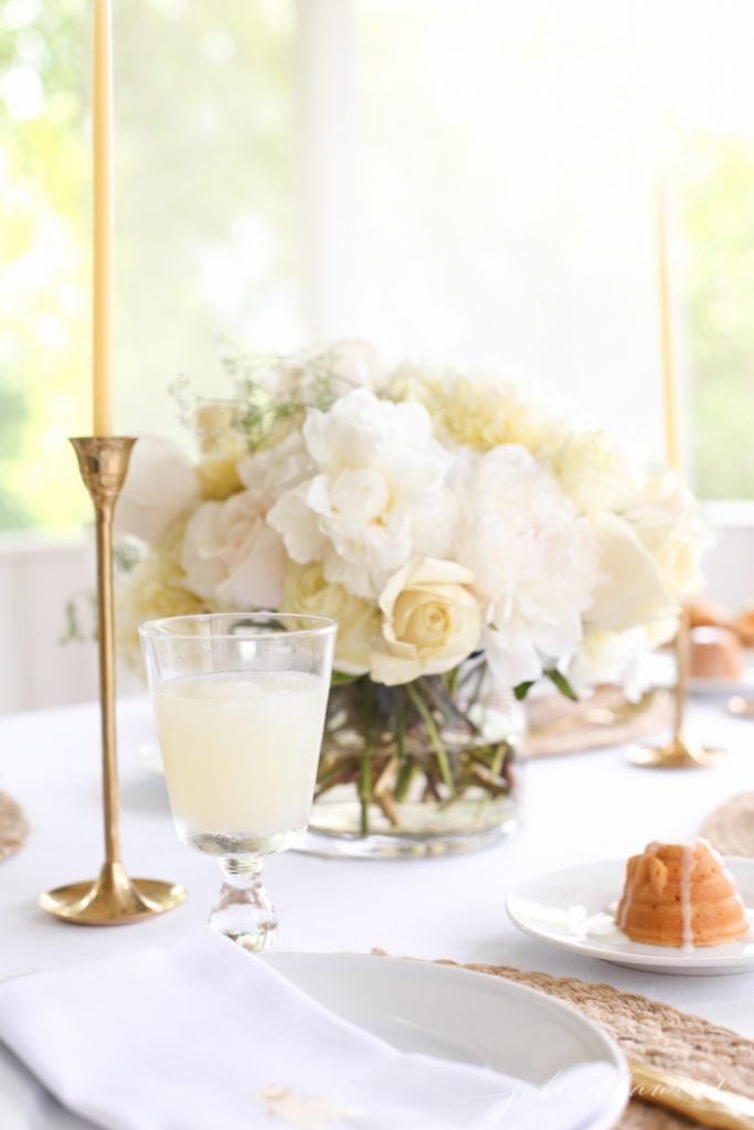 summer table setting photos