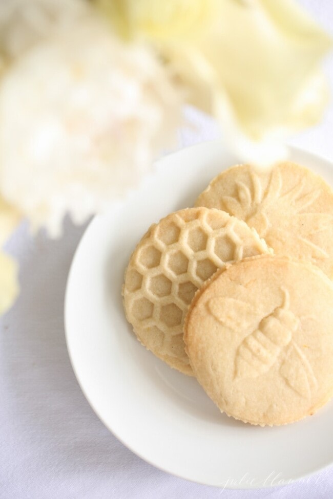 Lemon Shortbread Cookies (Just 5 Ingredients) | Julie Blanner