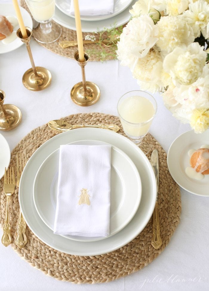 summer table setting pictures