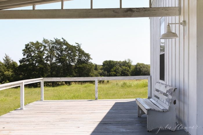 farmhouse deck - outdoor living