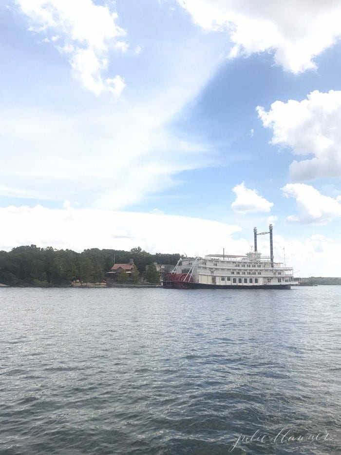 branson belle on the water at Table Rock Lake.