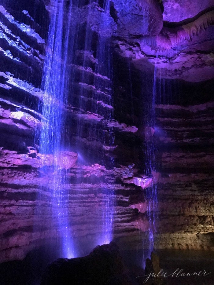 A Branson Attraction, cave with a waterfall