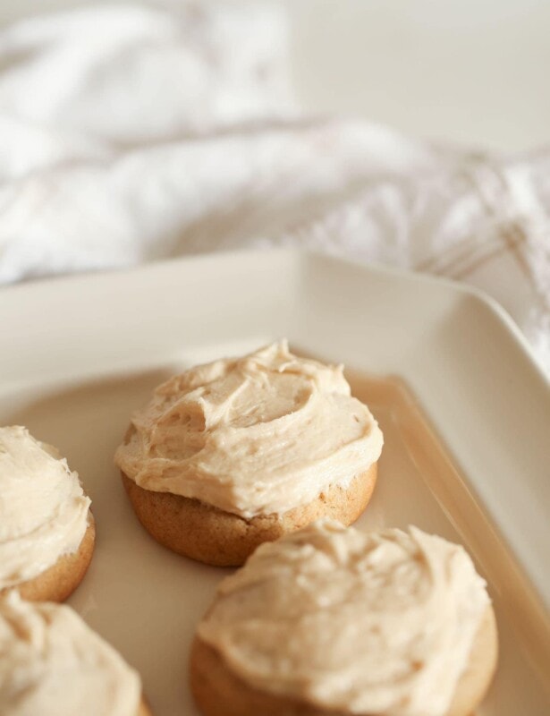 easy apple butter icing recipe to top cookies for fall