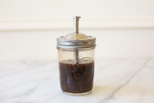 How To Make Homemade Balsamic Vinaigrette | Julie Blanner