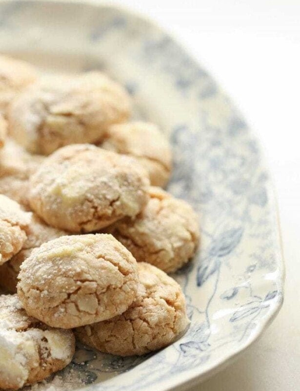 the classic crinkle cookie recipe with brown butter