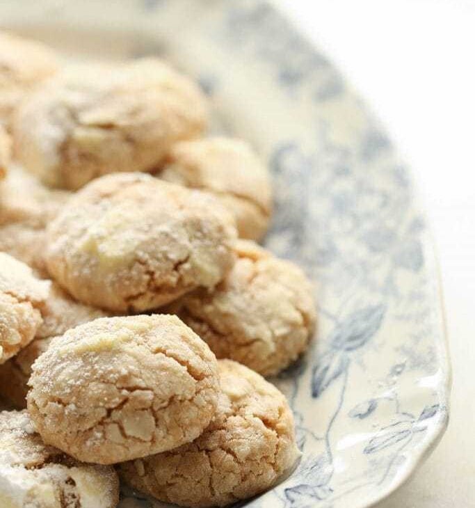 the classic crinkle cookie recipe with brown butter