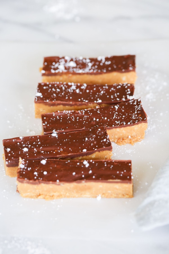 No Bake Cookie Butter Bars | Julie Blanner