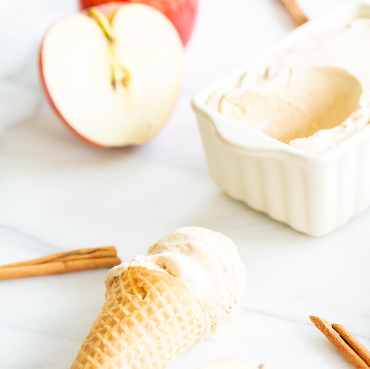 3 Ingredient Apple Ice Cream | Julie Blanner