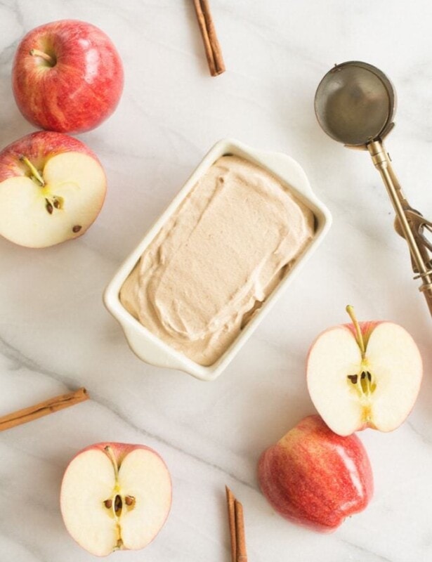 easy 3 ingredient apple butter ice cream recipe