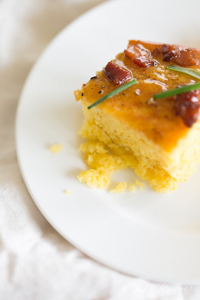 Buttery Maple Skillet Cornbread