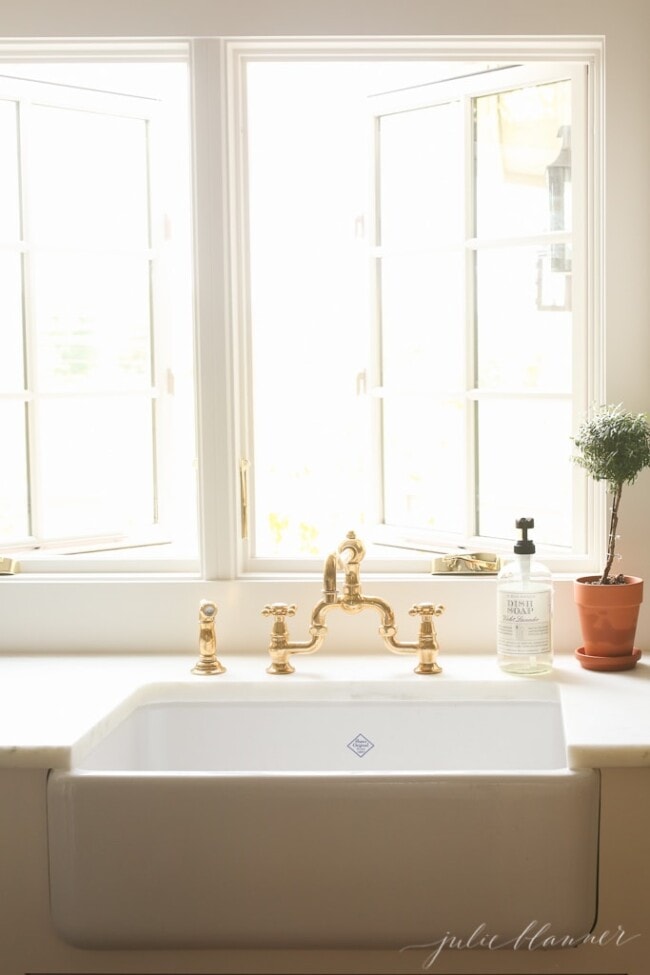 Why You'll Love a Bridge Kitchen Faucet | Julie Blanner